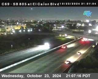 SB 805 at El Cajon Blvd (On Ramp)