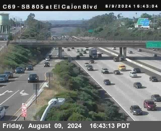 SB 805 at El Cajon Blvd (On Ramp)