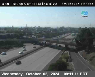 SB 805 at El Cajon Blvd (On Ramp)