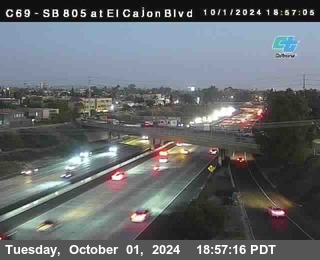 SB 805 at El Cajon Blvd (On Ramp)