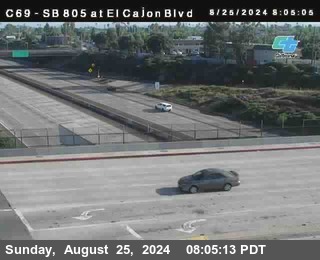 SB 805 at El Cajon Blvd (On Ramp)