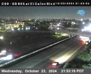 SB 805 at El Cajon Blvd (On Ramp)