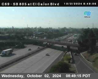 SB 805 at El Cajon Blvd (On Ramp)