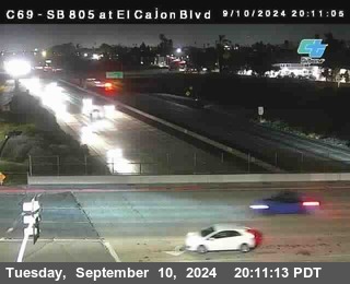 SB 805 at El Cajon Blvd (On Ramp)