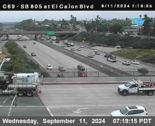 SB 805 at El Cajon Blvd (On Ramp)