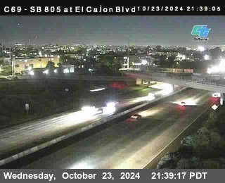 SB 805 at El Cajon Blvd (On Ramp)