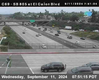 SB 805 at El Cajon Blvd (On Ramp)