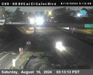 SB 805 at El Cajon Blvd (On Ramp)