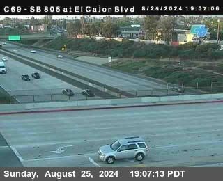 SB 805 at El Cajon Blvd (On Ramp)