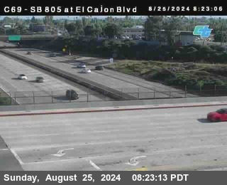 SB 805 at El Cajon Blvd (On Ramp)