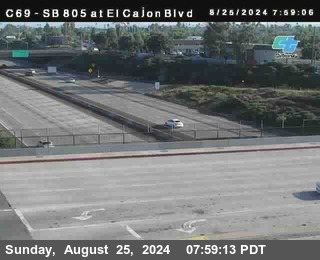 SB 805 at El Cajon Blvd (On Ramp)