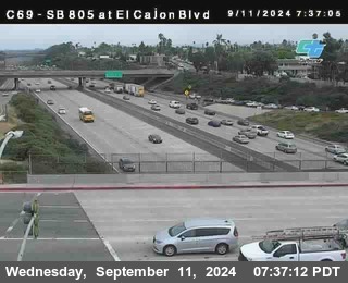 SB 805 at El Cajon Blvd (On Ramp)