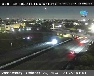 SB 805 at El Cajon Blvd (On Ramp)