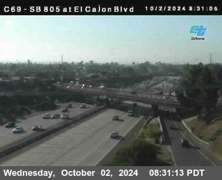 SB 805 at El Cajon Blvd (On Ramp)