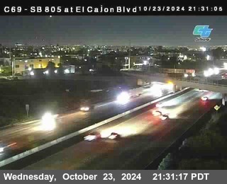 SB 805 at El Cajon Blvd (On Ramp)