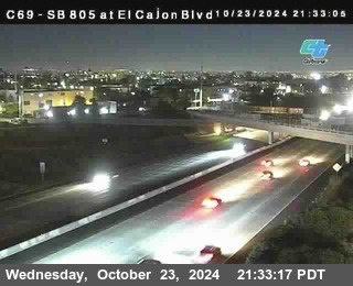 SB 805 at El Cajon Blvd (On Ramp)