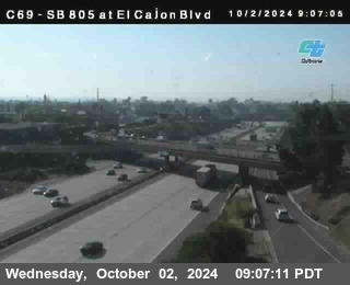 SB 805 at El Cajon Blvd (On Ramp)