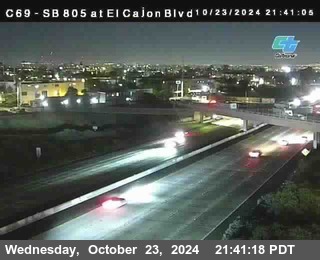 SB 805 at El Cajon Blvd (On Ramp)