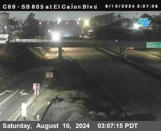 SB 805 at El Cajon Blvd (On Ramp)