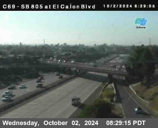 SB 805 at El Cajon Blvd (On Ramp)