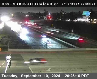 SB 805 at El Cajon Blvd (On Ramp)