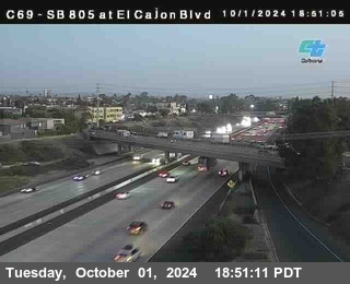 SB 805 at El Cajon Blvd (On Ramp)