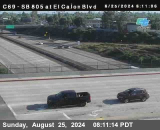 SB 805 at El Cajon Blvd (On Ramp)