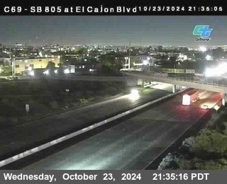 SB 805 at El Cajon Blvd (On Ramp)