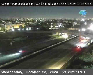 SB 805 at El Cajon Blvd (On Ramp)