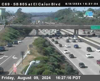 SB 805 at El Cajon Blvd (On Ramp)