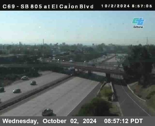 SB 805 at El Cajon Blvd (On Ramp)