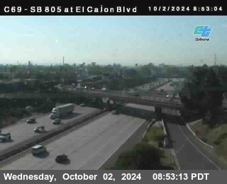 SB 805 at El Cajon Blvd (On Ramp)