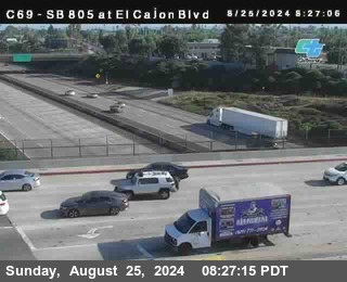 SB 805 at El Cajon Blvd (On Ramp)