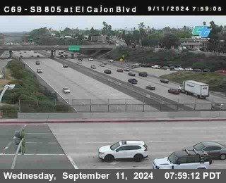 SB 805 at El Cajon Blvd (On Ramp)