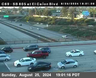 SB 805 at El Cajon Blvd (On Ramp)