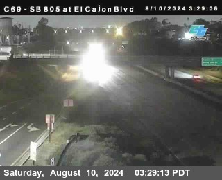 SB 805 at El Cajon Blvd (On Ramp)