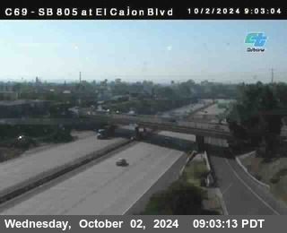 SB 805 at El Cajon Blvd (On Ramp)