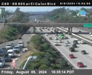 SB 805 at El Cajon Blvd (On Ramp)