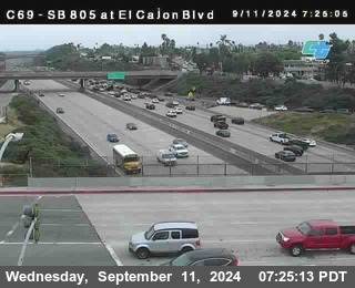 SB 805 at El Cajon Blvd (On Ramp)