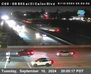 SB 805 at El Cajon Blvd (On Ramp)