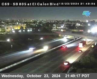 SB 805 at El Cajon Blvd (On Ramp)