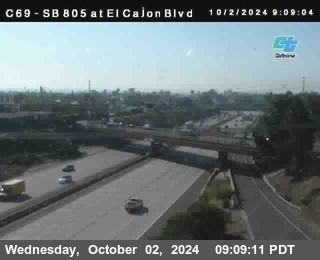 SB 805 at El Cajon Blvd (On Ramp)