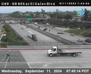 SB 805 at El Cajon Blvd (On Ramp)