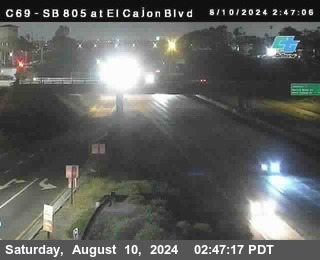 SB 805 at El Cajon Blvd (On Ramp)