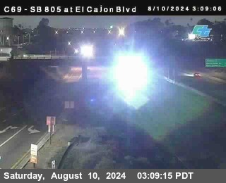 SB 805 at El Cajon Blvd (On Ramp)