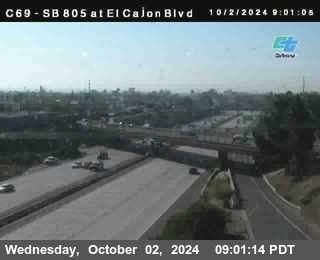 SB 805 at El Cajon Blvd (On Ramp)