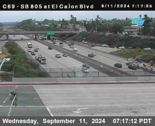 SB 805 at El Cajon Blvd (On Ramp)