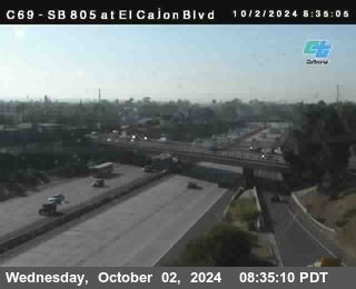 SB 805 at El Cajon Blvd (On Ramp)