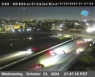 SB 805 at El Cajon Blvd (On Ramp)