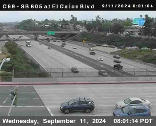 SB 805 at El Cajon Blvd (On Ramp)